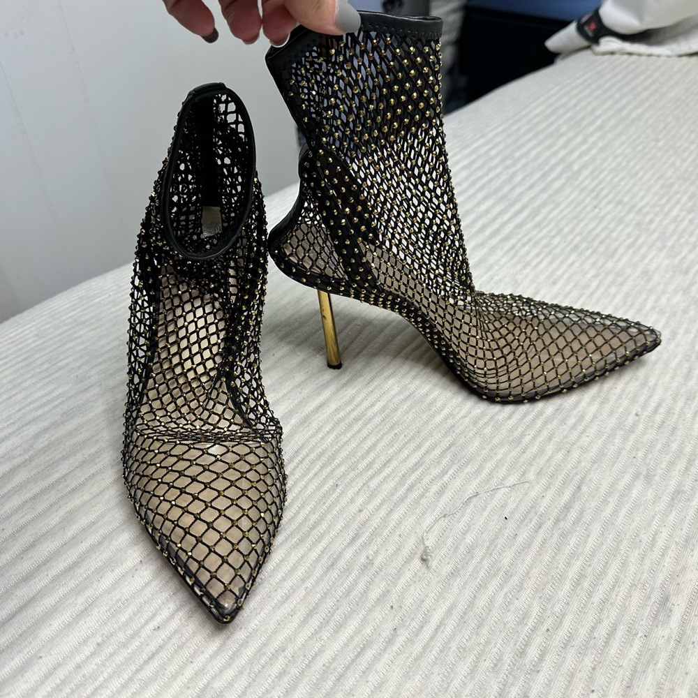 Vince Camuto Sexy sparkly see thru boots